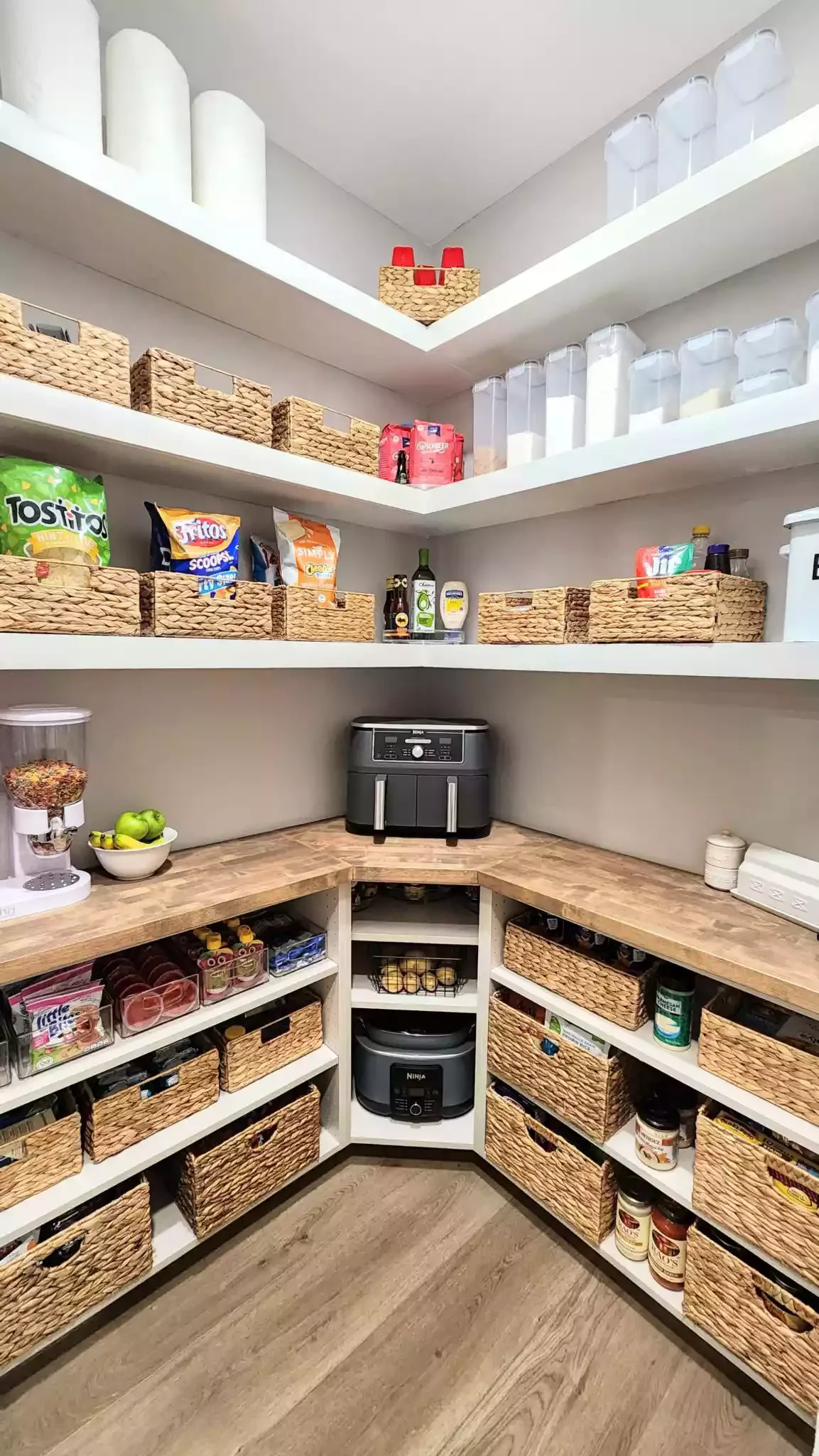 37 Corner Pantry Ideas to Transform Your Kitchen Storage Cereal Station