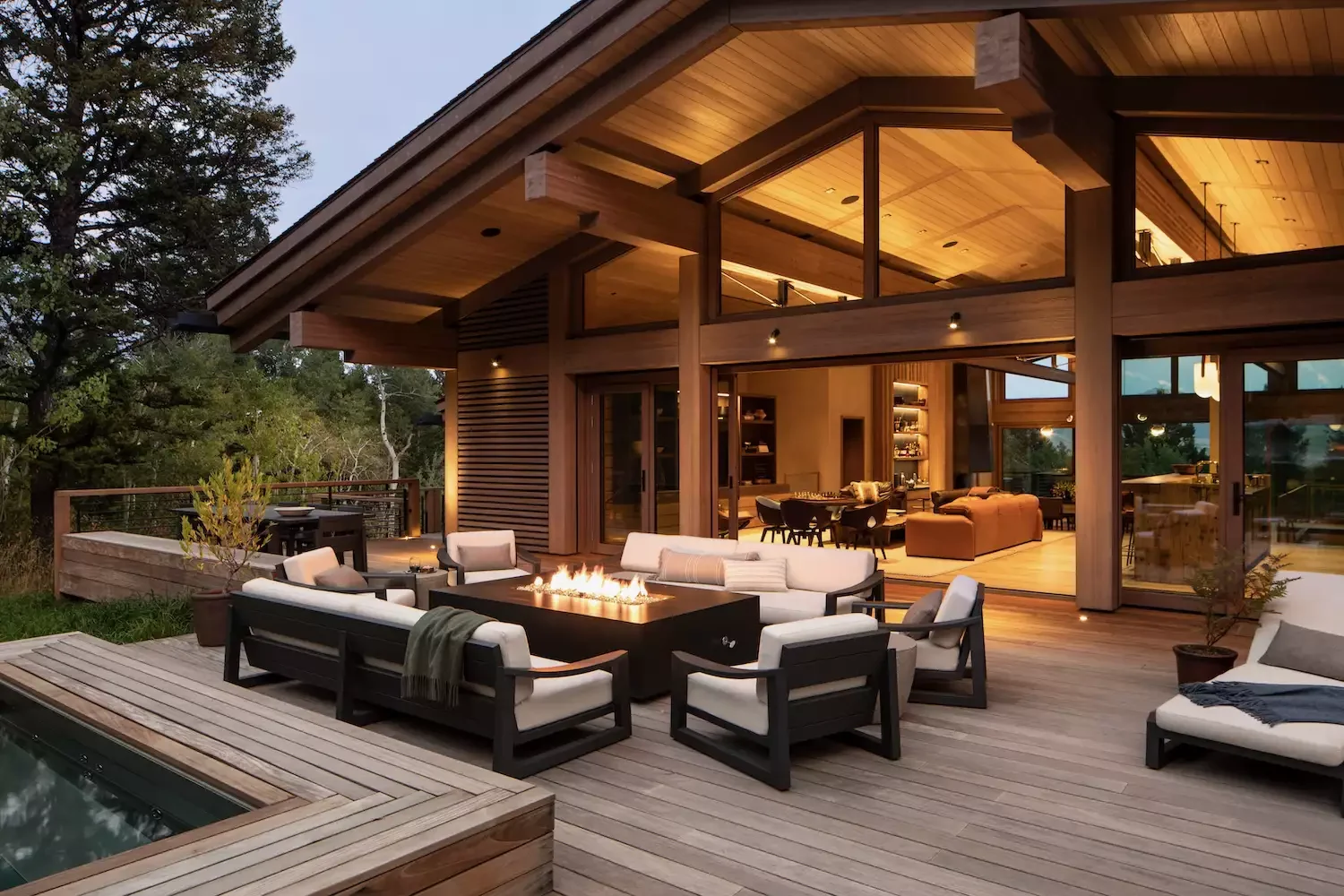 60 Stunning Backyard Fire Pit Ideas That Will Transform Your Outdoor Space 56 Chalet-Style Fire Pit