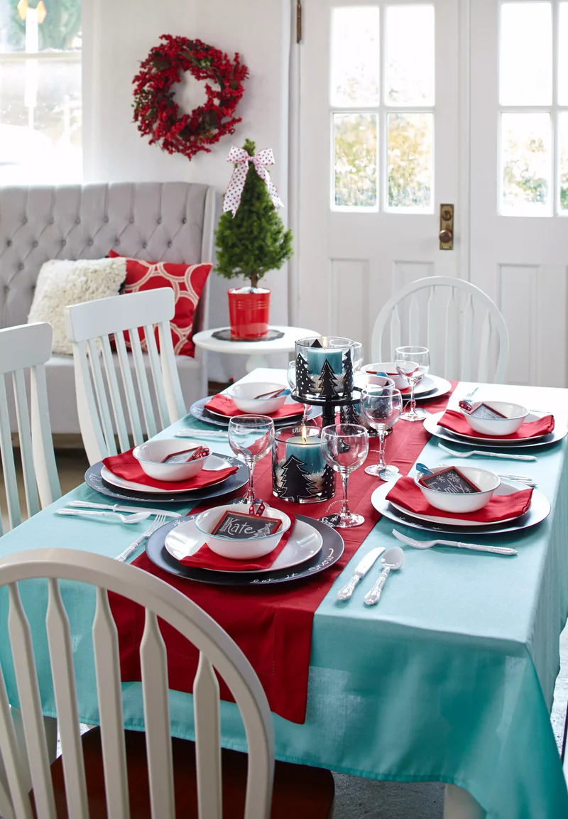 Chalkboard Candle Centerpiece