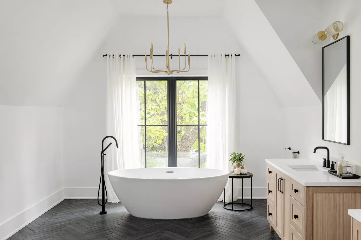 20 Budget-Friendly Ideas to Transform Your Small Bathroom 4 Change Out Your Curtains