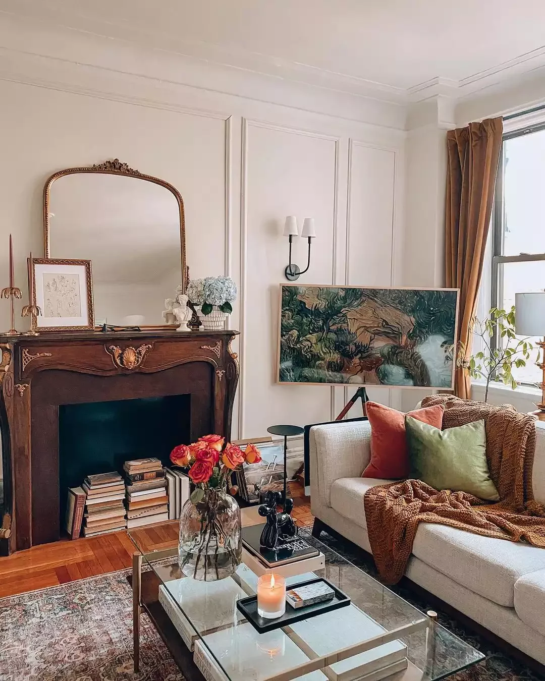 22 Cozy Fall Decorating Ideas That'll Transform Your Apartment This Season 17 Change Your TV Screensaver