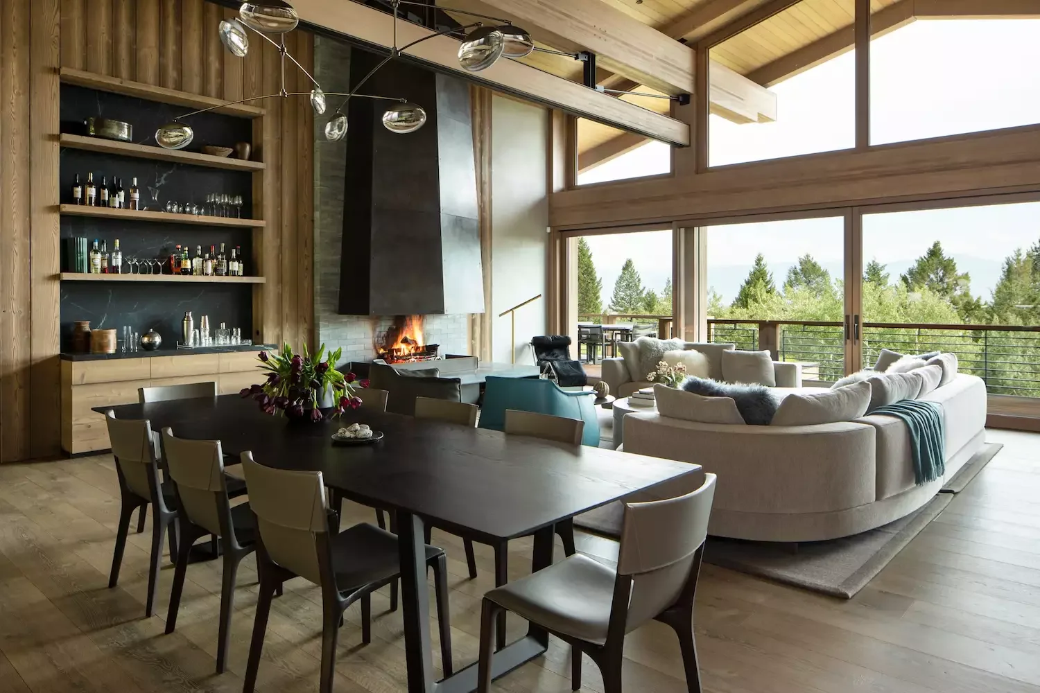 45 Modern Rustic Living Room Ideas That Will Transform Your Space 3 Channel the Swiss Alps