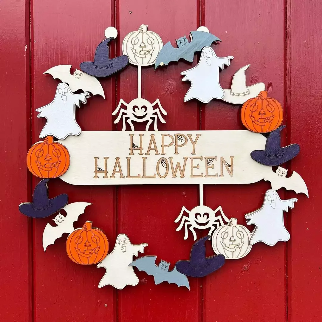 45 Spooktacular Halloween Wreath Ideas That Will Make Your Front Door the Neighborhood's Favorite Stop 24 Character-Filled Halloween Wreath