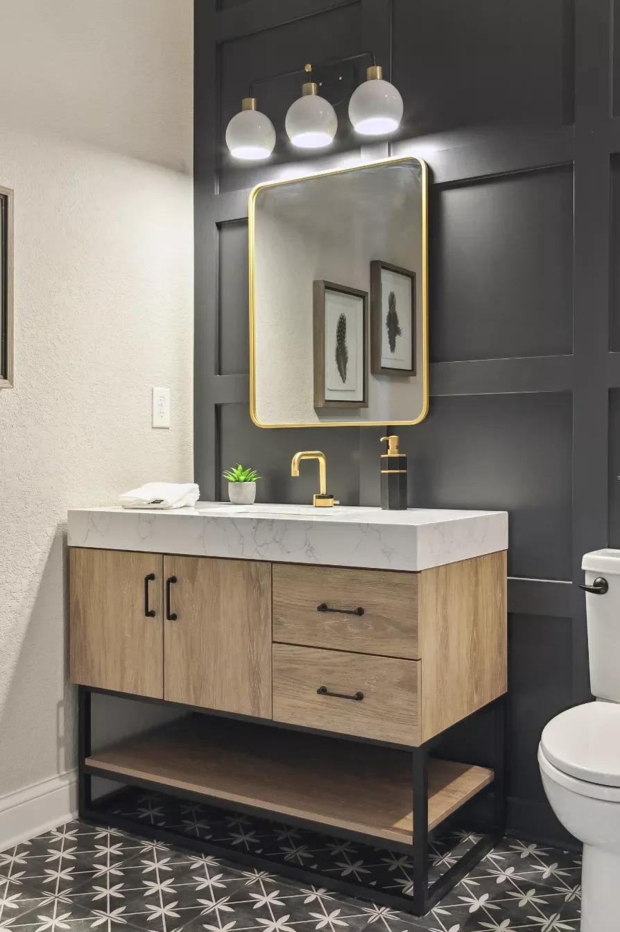 42 Bold Bathroom Color Ideas That Transform Small Spaces Into Stunning Retreats 40 Charcoal