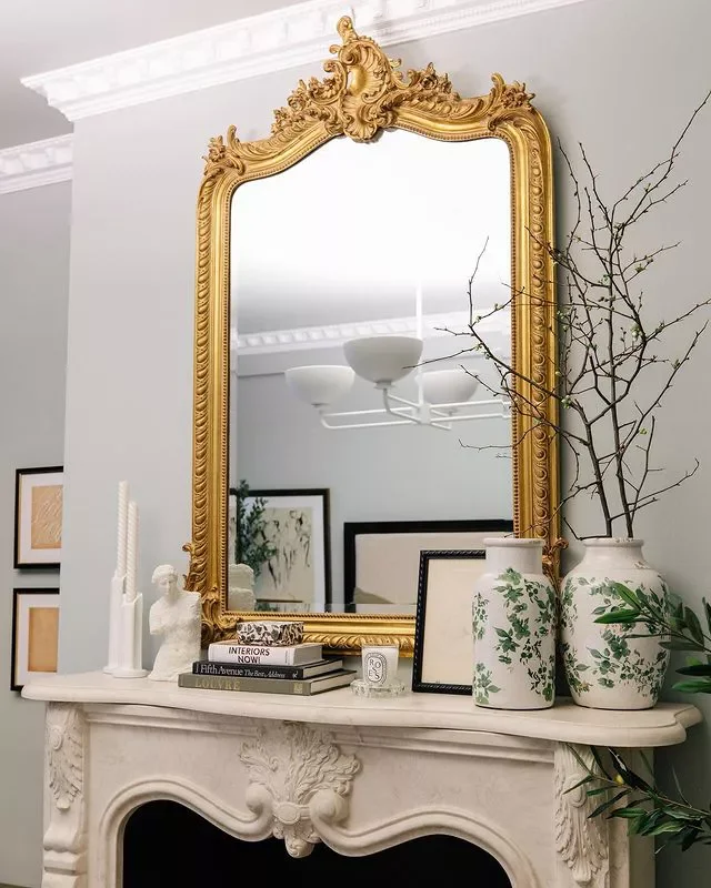 20 Creative DIY Fake Fireplace Projects You Can Build This Weekend 9 Chic Marble Mantel