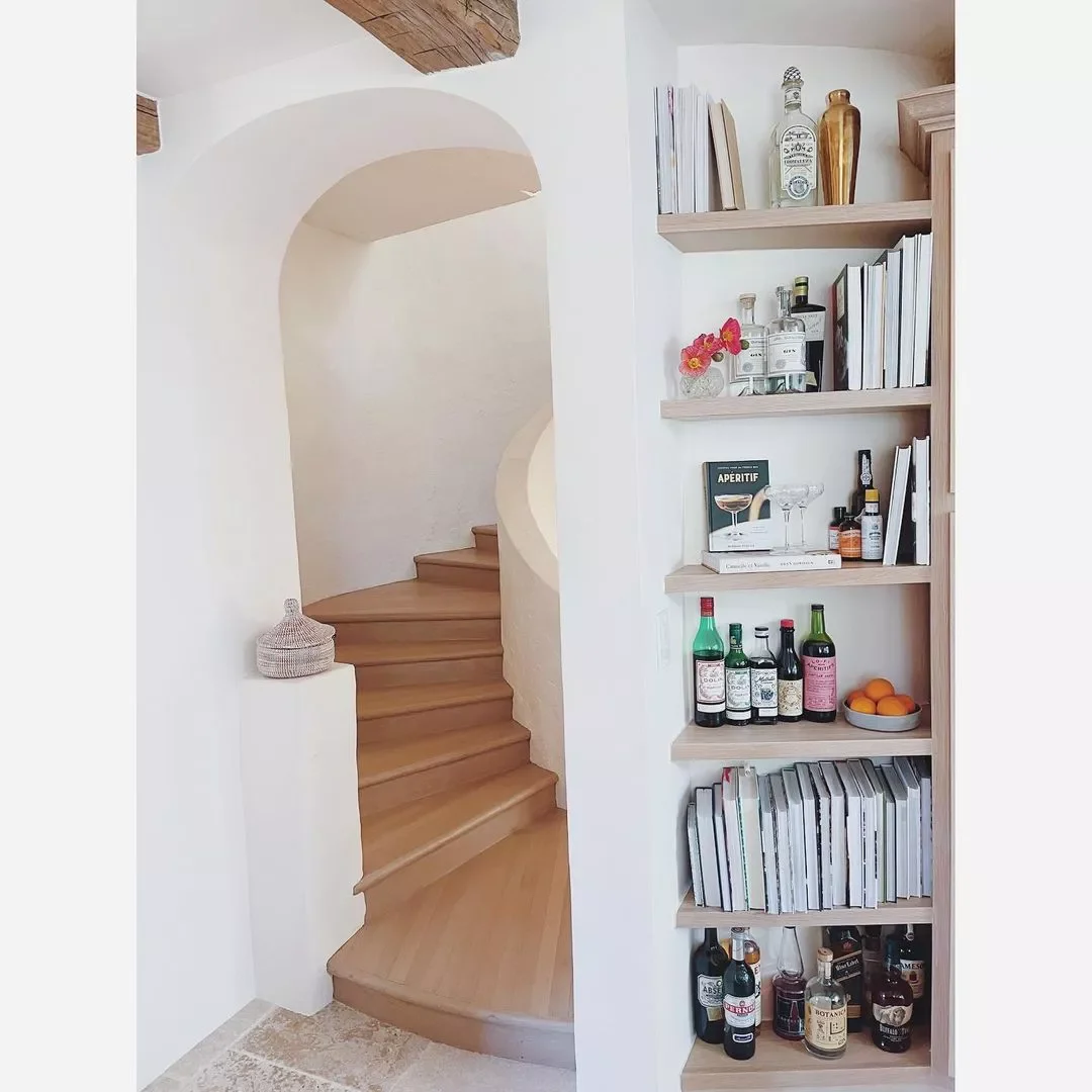 36 Creative Mini Bar Ideas to Transform Any Space Into Your Personal Cocktail Haven 31 Chic Shelves