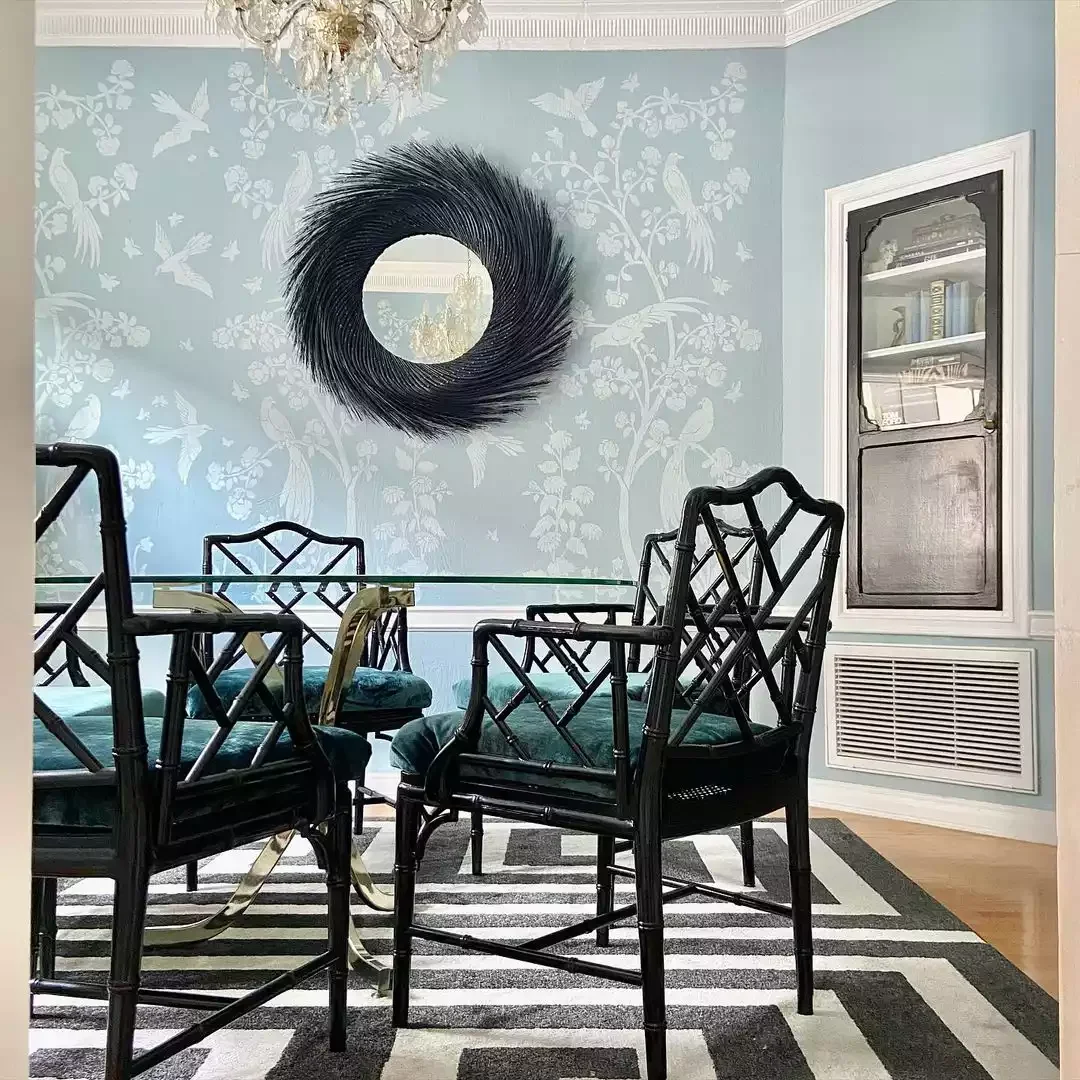 40 Stunning Blue Dining Room Ideas That Will Transform Your Space 22 Chinoierie Chic