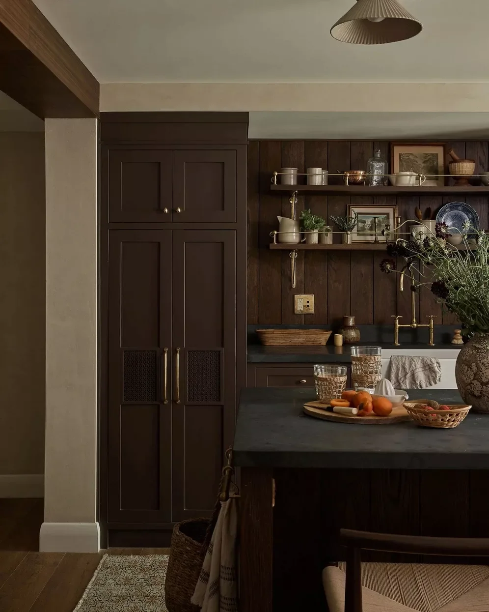 31 Stunning Kitchen Color Combinations That Will Transform Your Cooking Space 30 Chocolate Brown + Slate Gray