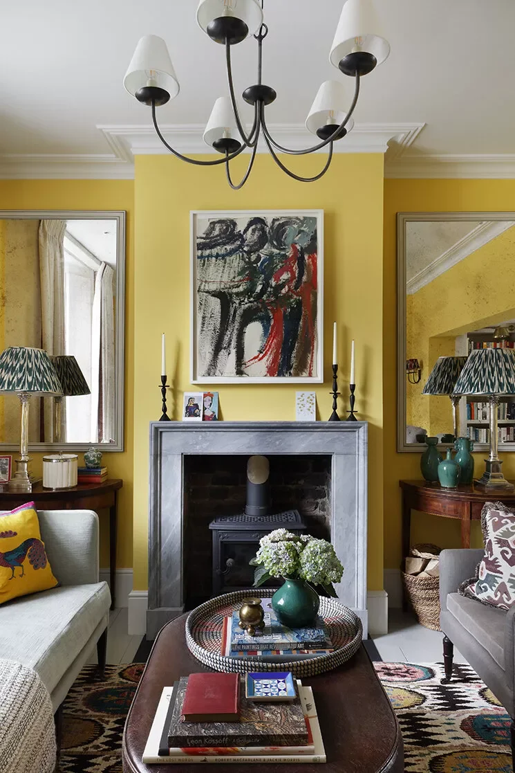 92 Living Room Styling Ideas That Will Transform Your Space Choose Bright Wall Paint