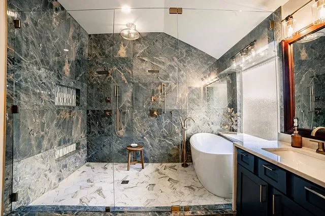 27 Stunning Wet Room Design Ideas That Will Transform Your Bathroom 8 Choose Dramatic Marble Tile