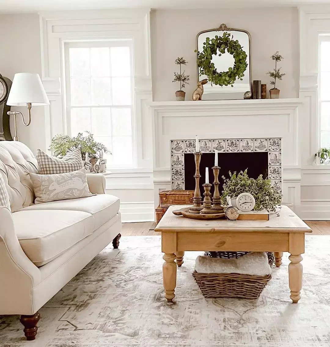 40 Cozy Country Living Room Ideas That Create Instant Warmth 7 Choose Furniture With Farmhouse Legs