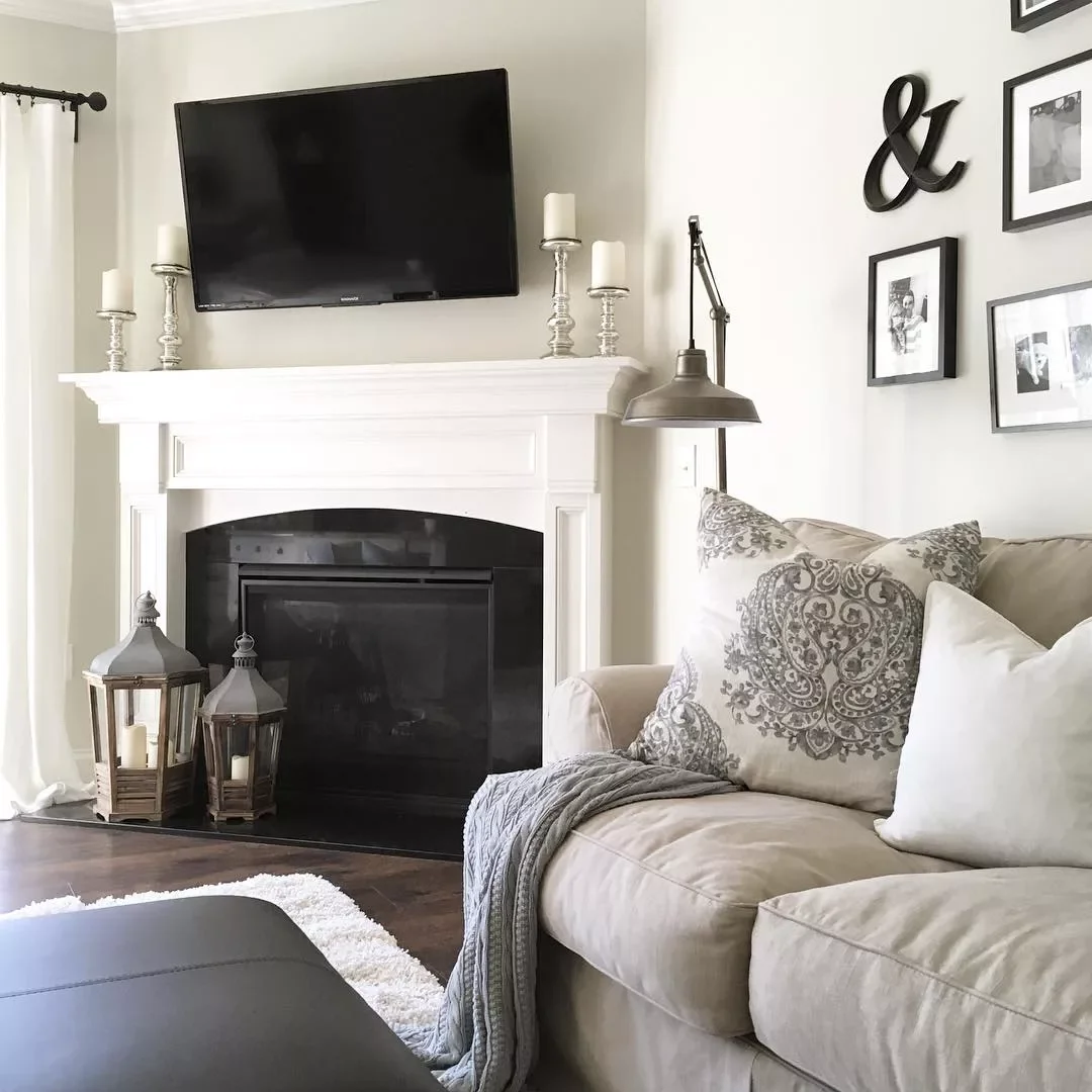 25 Stunning Corner Fireplace Ideas That'll Transform Your Living Space 20 Choose Muted Colors