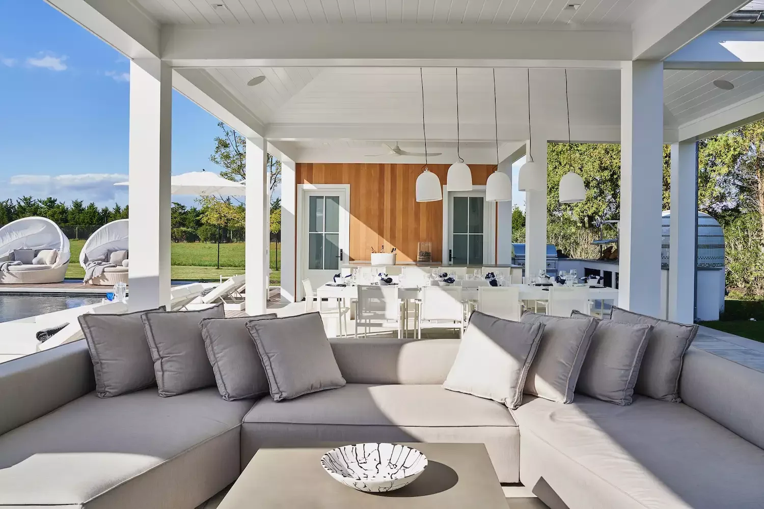 38 Stunning Pool House Ideas to Create Your Dream Backyard Retreat 14 Choose Outdoor Furniture