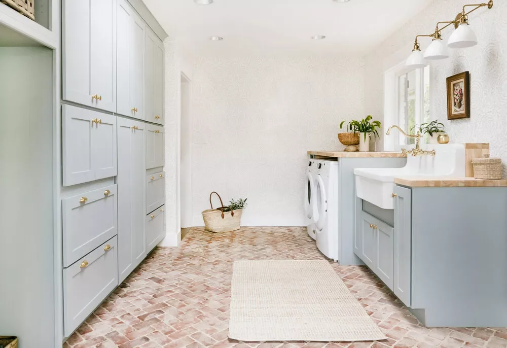 57 Creative Laundry Room Ideas That'll Make You Actually Enjoy Doing Chores Choose Rustic Flooring