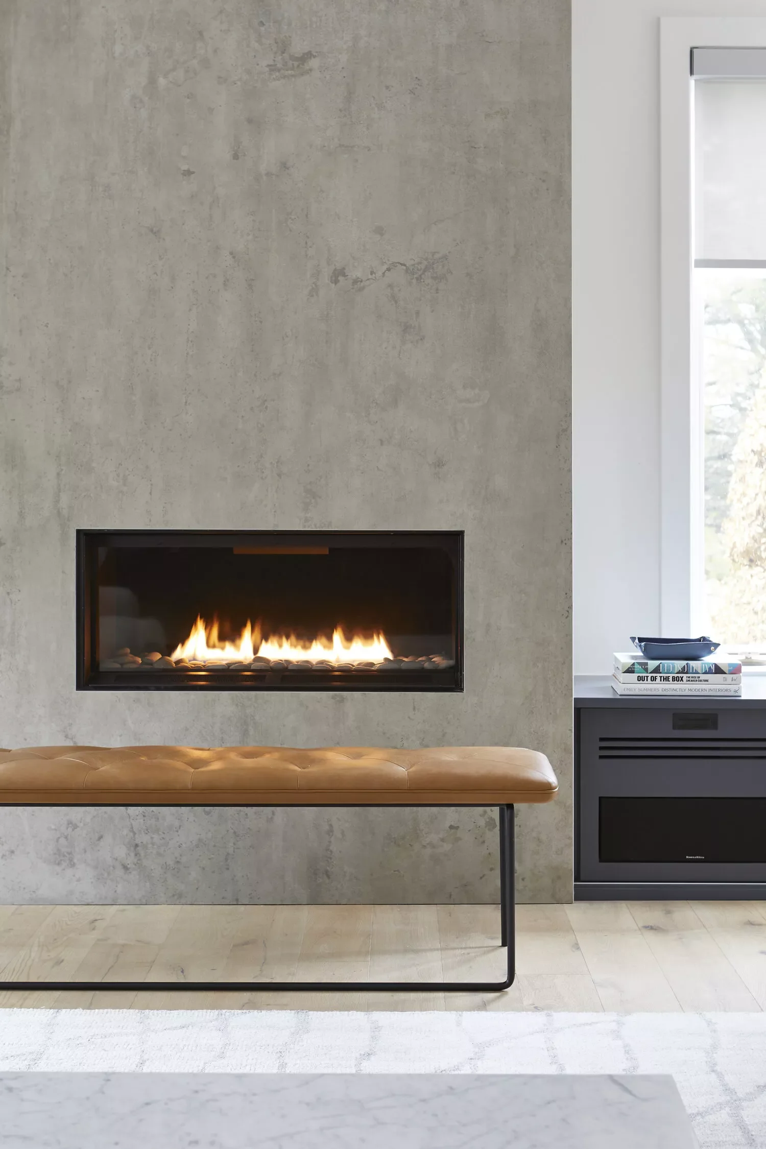 50 Contemporary Fireplace Designs That Will Transform Your Living Space 39 Choose Sleek Concrete