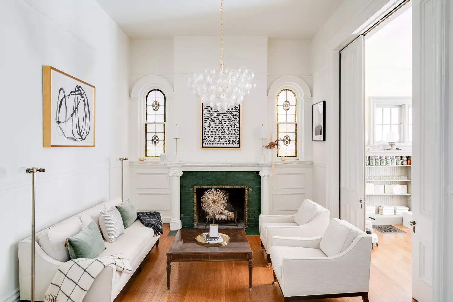 50 Elegant Living Room Ideas That Feel Warm and Inviting 7 Choose Statement Lighting