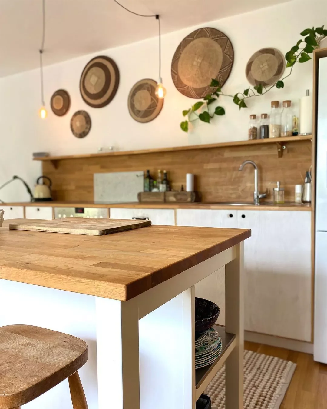 21 Narrow Kitchen Design Ideas to Transform Your Long Space 20 Choose Warm Wood Accents