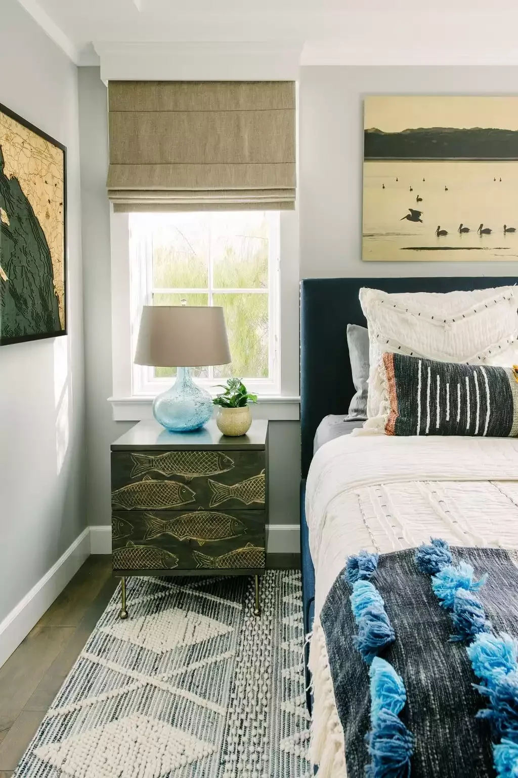 24 Cozy Bedroom Lighting Ideas You'll Absolutely Love Choose a Blown Glass Base