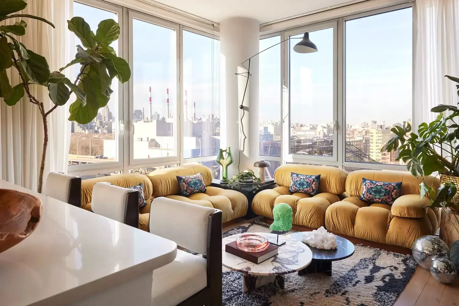 40 Smart Small Apartment Living Room Ideas That Maximize Your Space and Style 13 Choose a Bold Sofa Color
