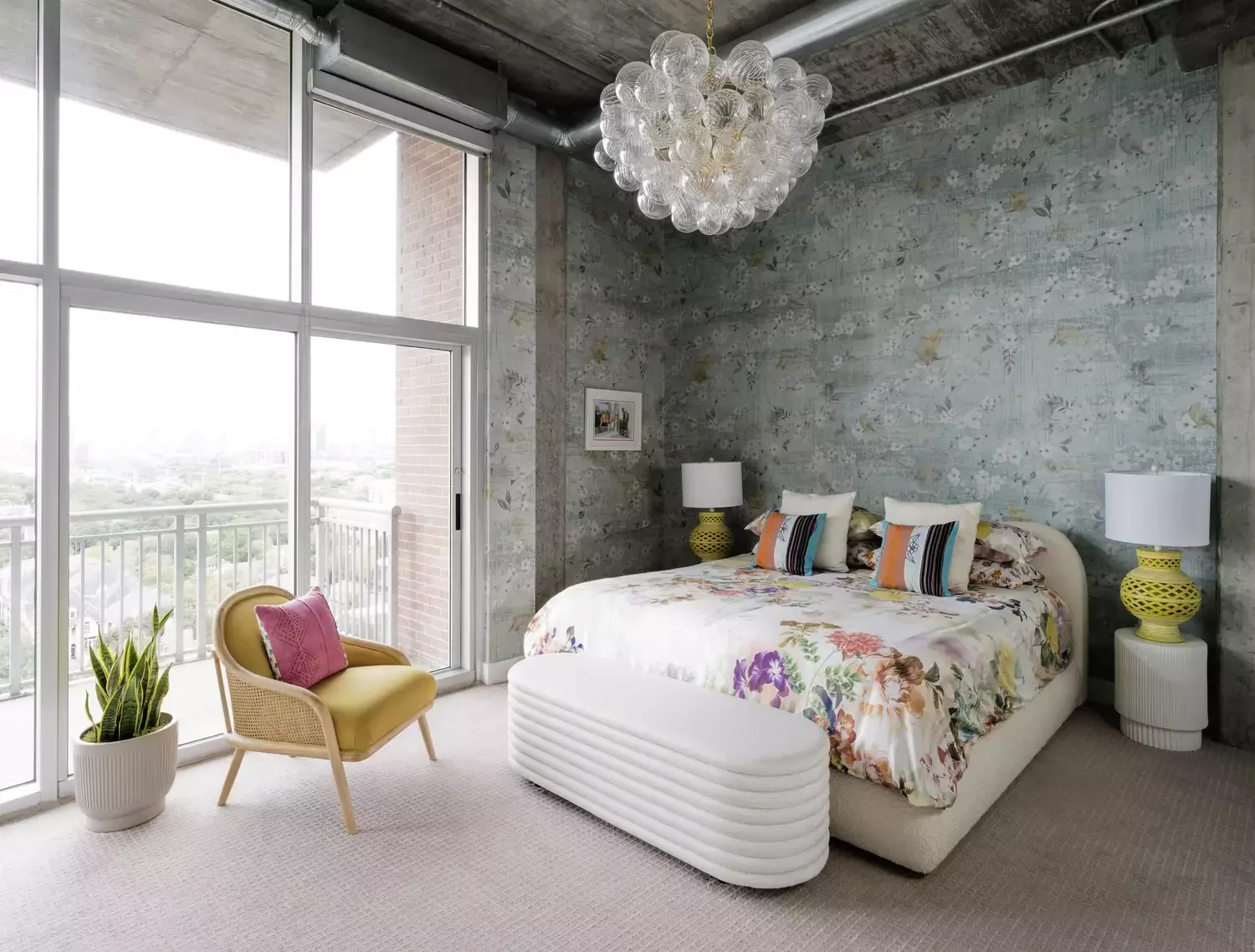 24 Cozy Bedroom Lighting Ideas You'll Absolutely Love Choose a Bubble Pendant
