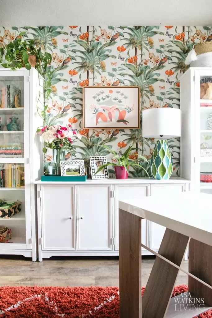 45 Creative Home Office Decorating Ideas That Transform Your Workspace Choose a Colorful Lamp