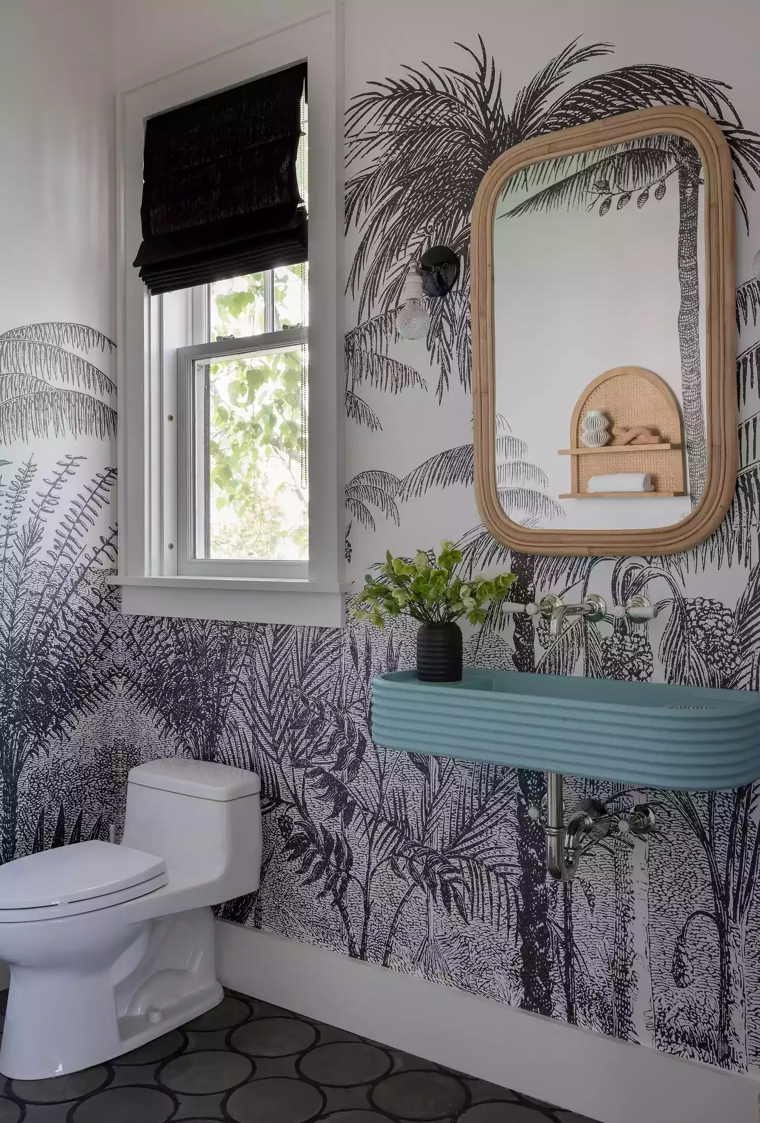 68 Stunning Bathroom Designs That Will Make You Never Want to Leave 38 Choose a Colorful Sink