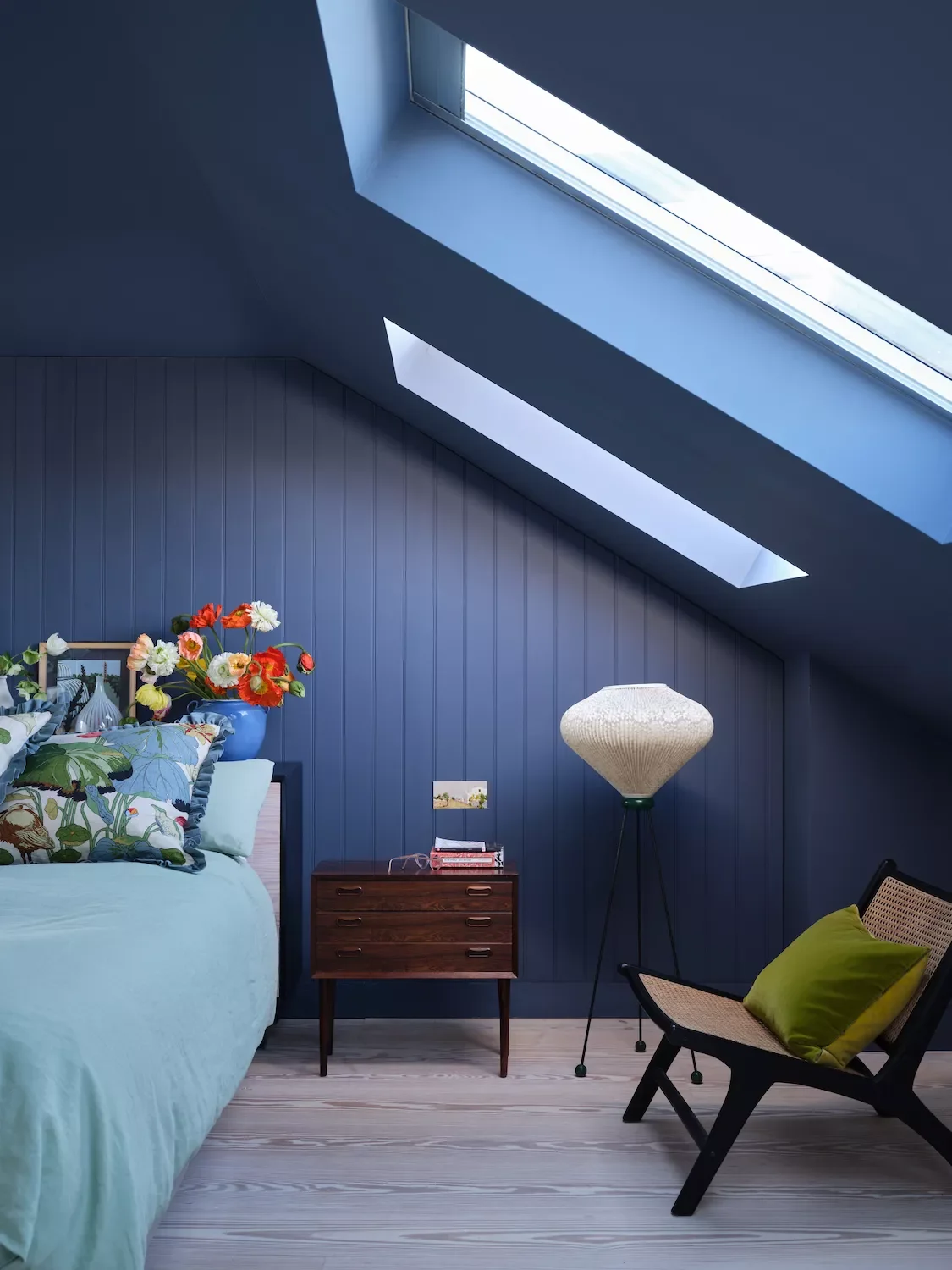 55 Stunning Blue Bedroom Ideas to Transform Your Space Into a Peaceful Haven 31 Choose a Cool Medium Blue