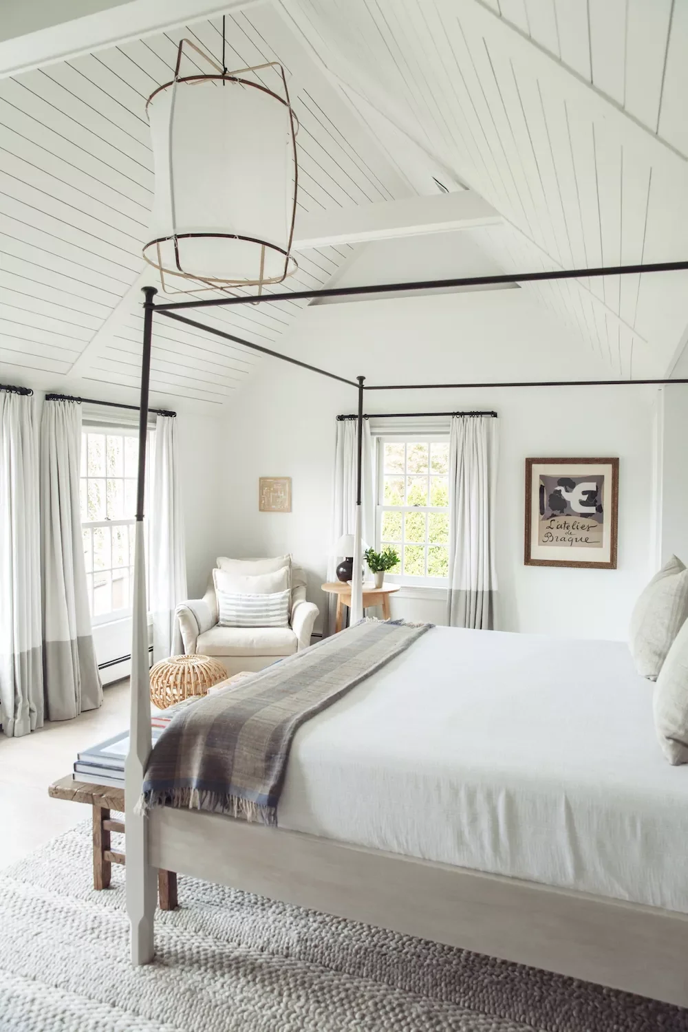 24 Cozy Bedroom Lighting Ideas You'll Absolutely Love Choose a Fabric Shade