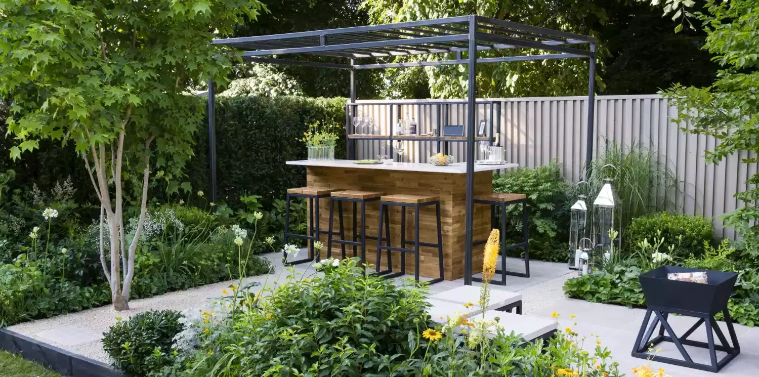 40 Stunning Outdoor Bar Ideas to Transform Your Backyard Entertainment Space 10 Choose a Garden Setting