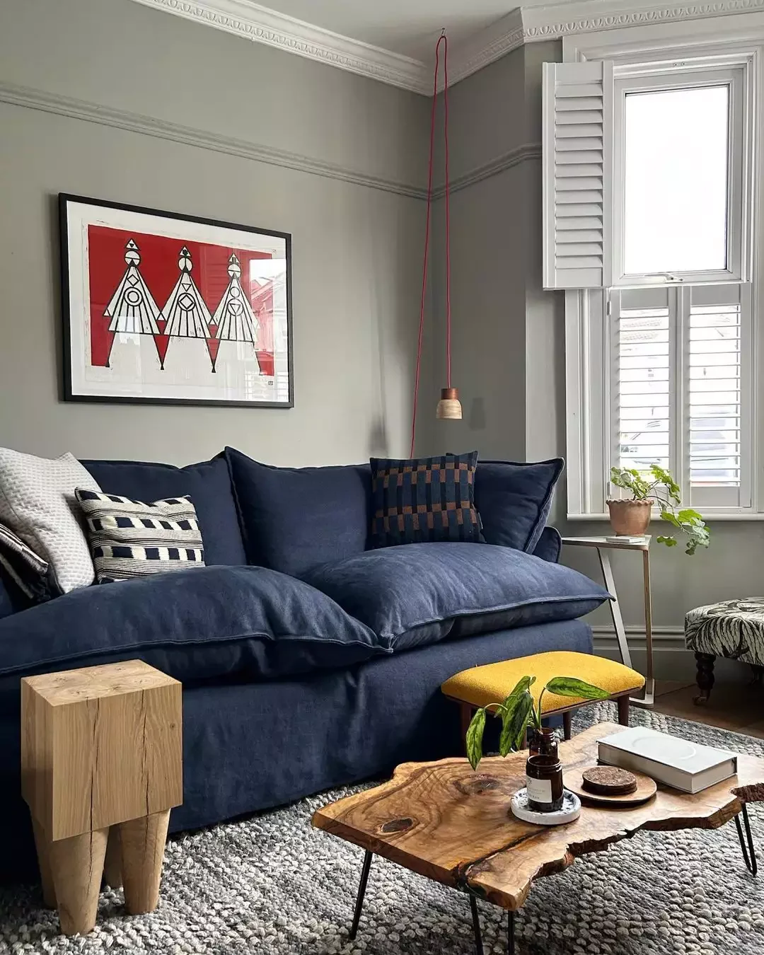 30 Stunning Blue Sofa Living Room Ideas That Will Transform Your Space 14 Choose a Laid Back Denim