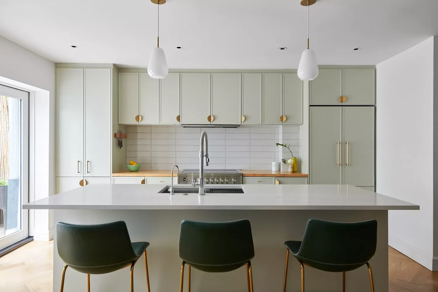 39 Green Kitchen Design Ideas That Never Go Out of Style Choose a Pale Pistachio