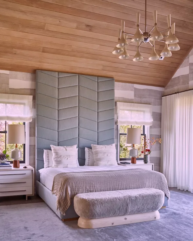 85 Stunning Primary Bedroom Design Ideas to Transform Your Space Choose a Towering Headboard