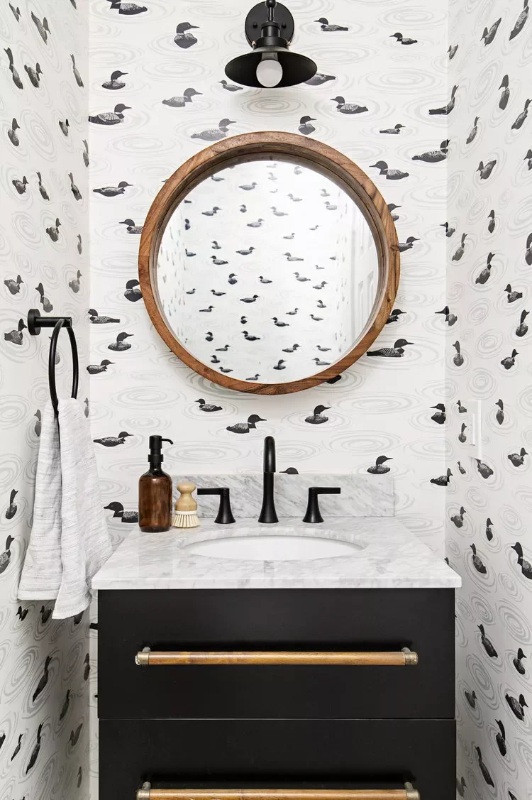 65 Clever Small Bathroom Ideas That Will Transform Your Tiny Space 8 Choose a Water Theme