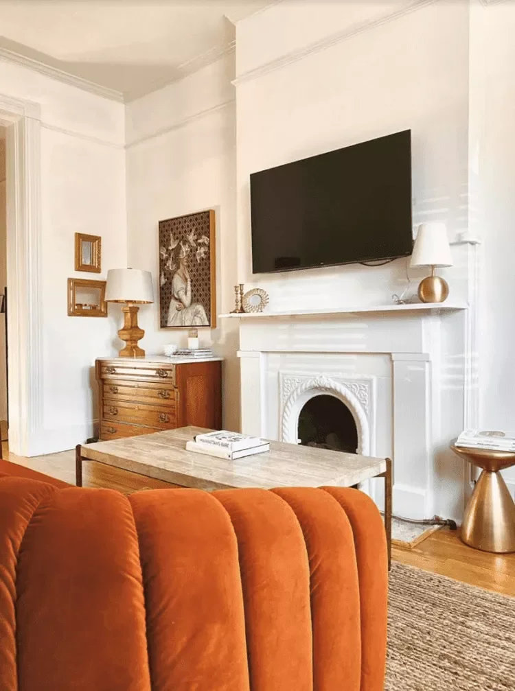 25 Stunning White Living Room Ideas That Transform Your Space 8 Choose a White Fireplace