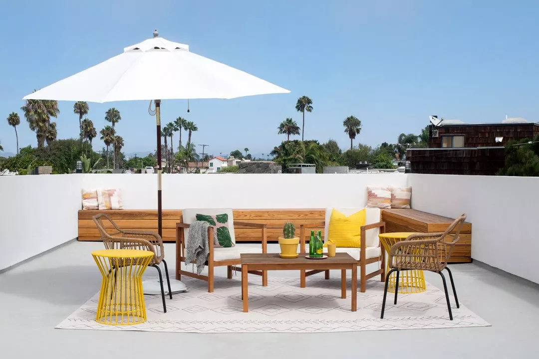 30 Budget-Friendly Ways to Transform Your Concrete Patio 7 Choose an Accent Color