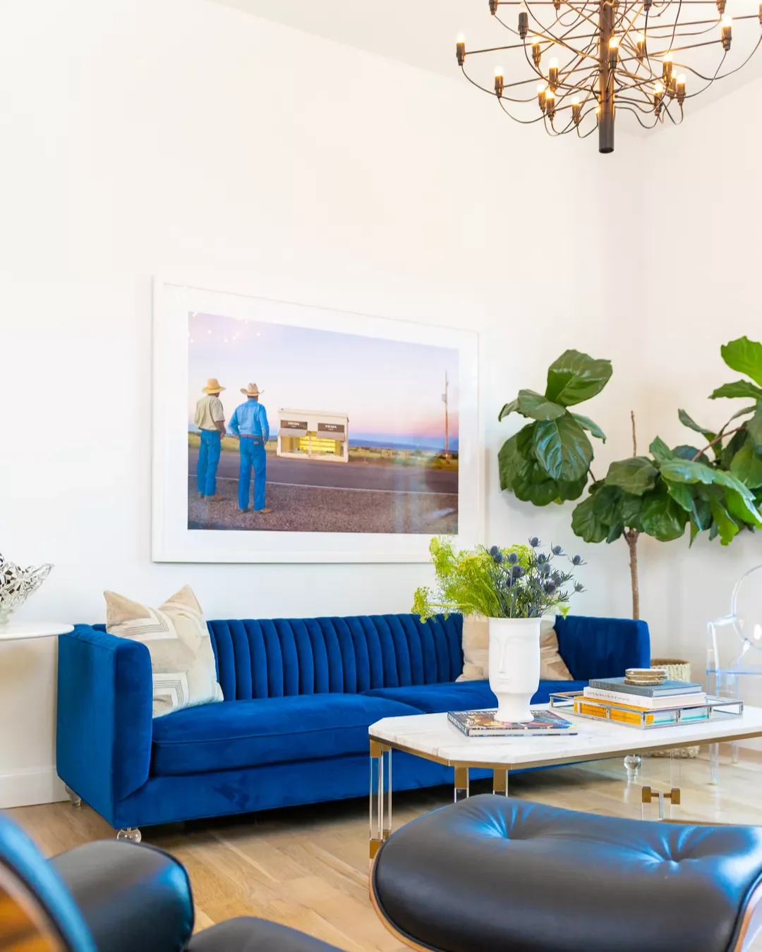 30 Stunning Blue Sofa Living Room Ideas That Will Transform Your Space 28 Choose an Electric Blue