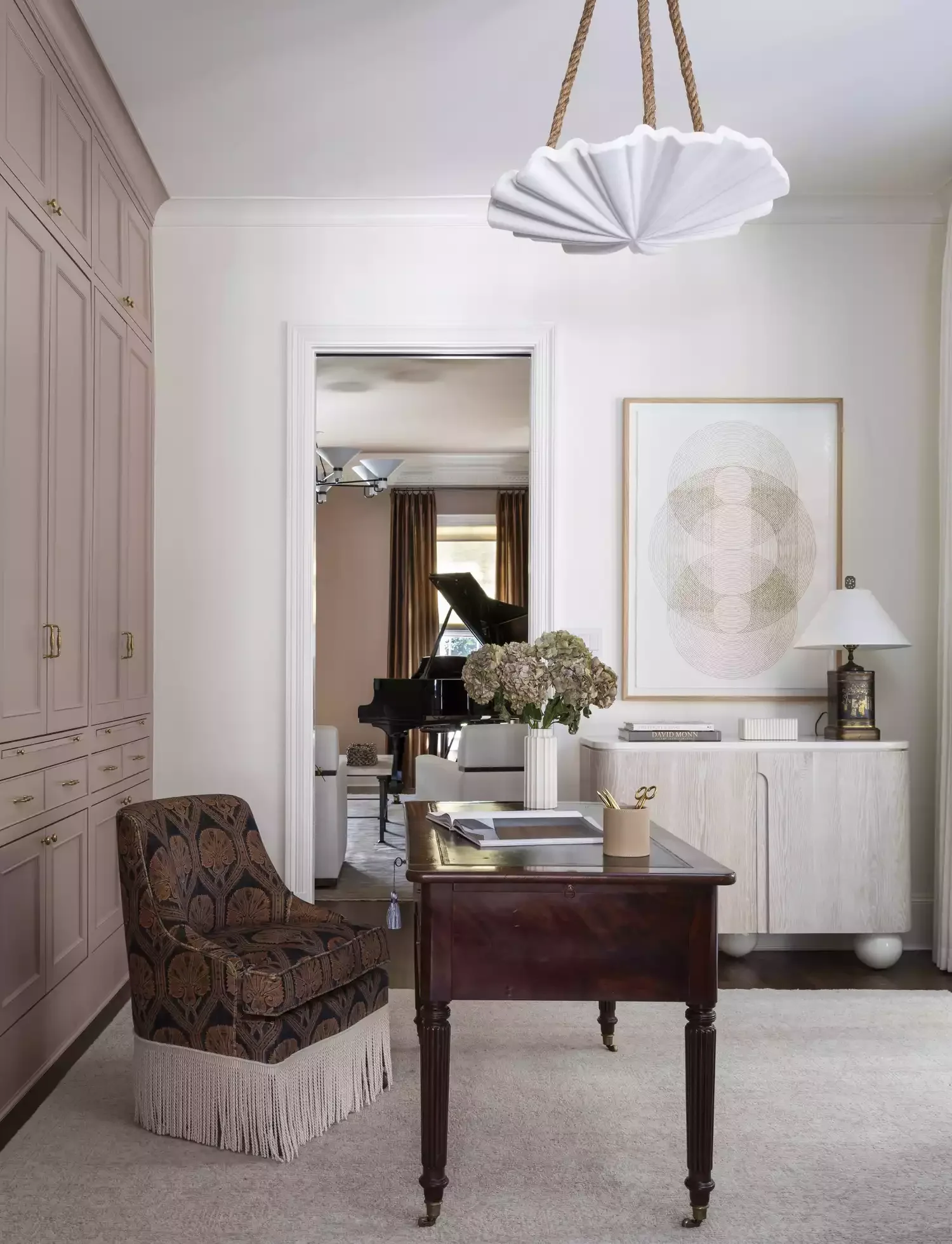 45 Creative Home Office Decorating Ideas That Transform Your Workspace Choose an Upholstered Chair