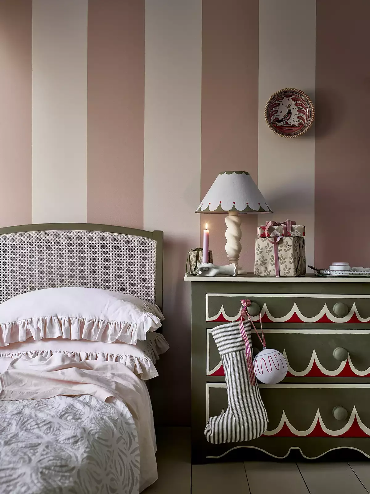 36 Stunning Painted Dresser Ideas That'll Transform Your Home's Style Christmas Dresser