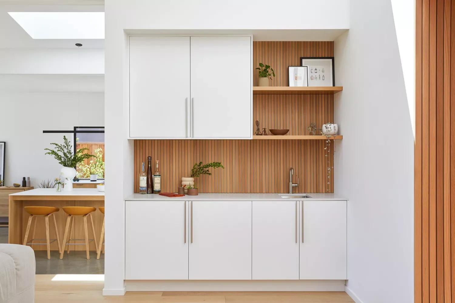55 Wood Slat Wall Accent Ideas That Make Any Room Look Incredible Clad a Backsplash Wall