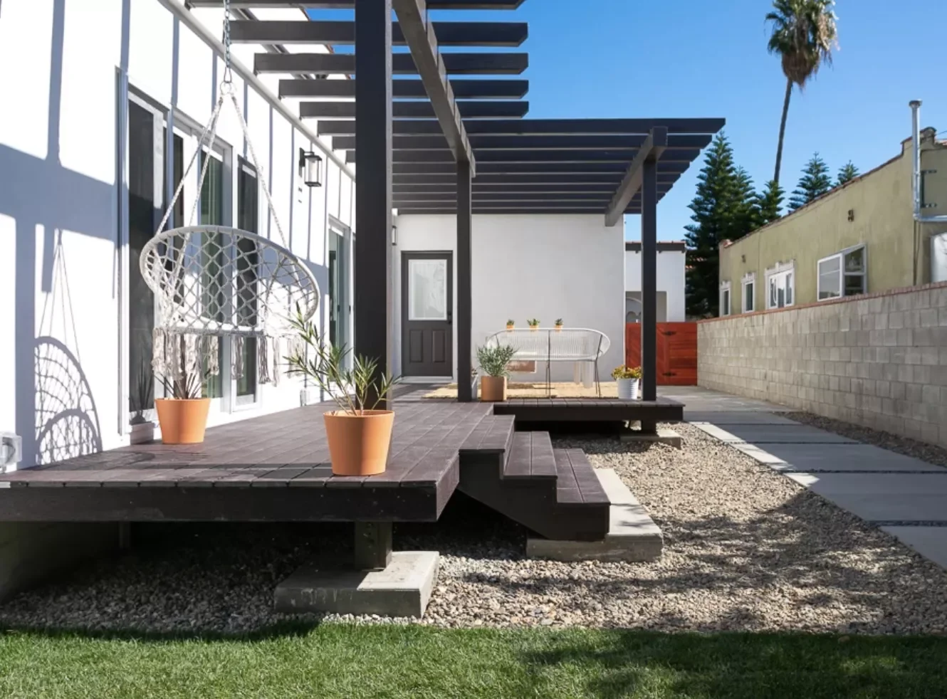 31 Stunning Pergola Ideas to Transform Your Backyard Into a Stylish Retreat 1 Classic Black Pergola