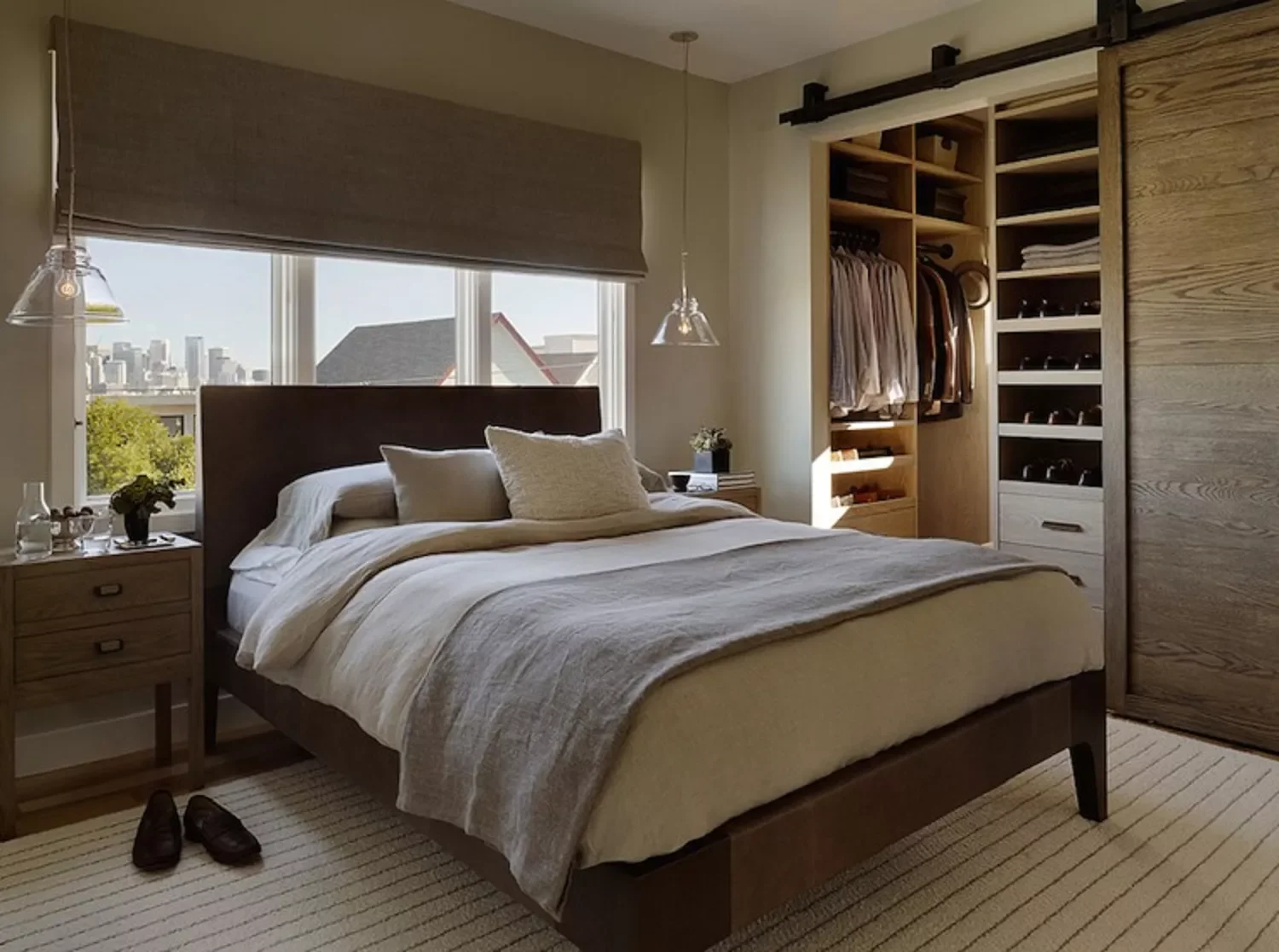 24 Brilliant Primary Bedroom Lighting Ideas That Transform Your Space 24 Classic Glass Pendant Lights