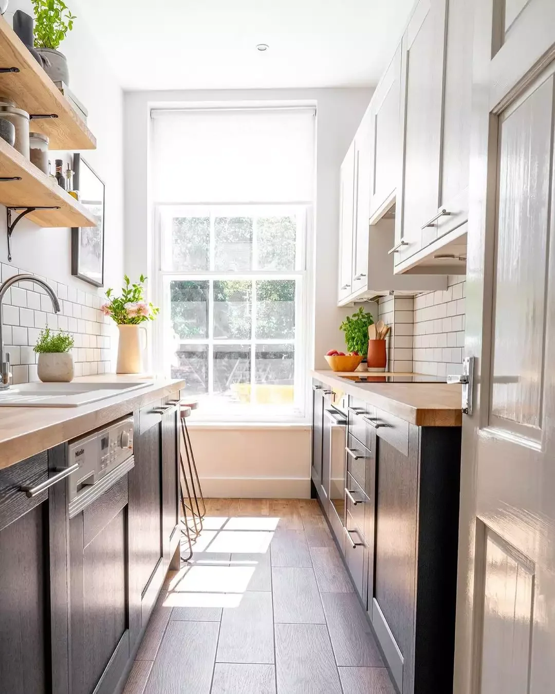 30 Budget-Friendly Small Galley Kitchen Ideas That Actually Work 11 Classic Tile