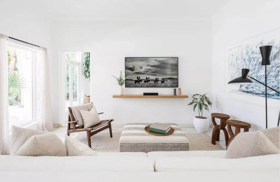 35 Stylish TV Wall Ideas That Transform Your Living Space 5 Clean Minimalist Setup