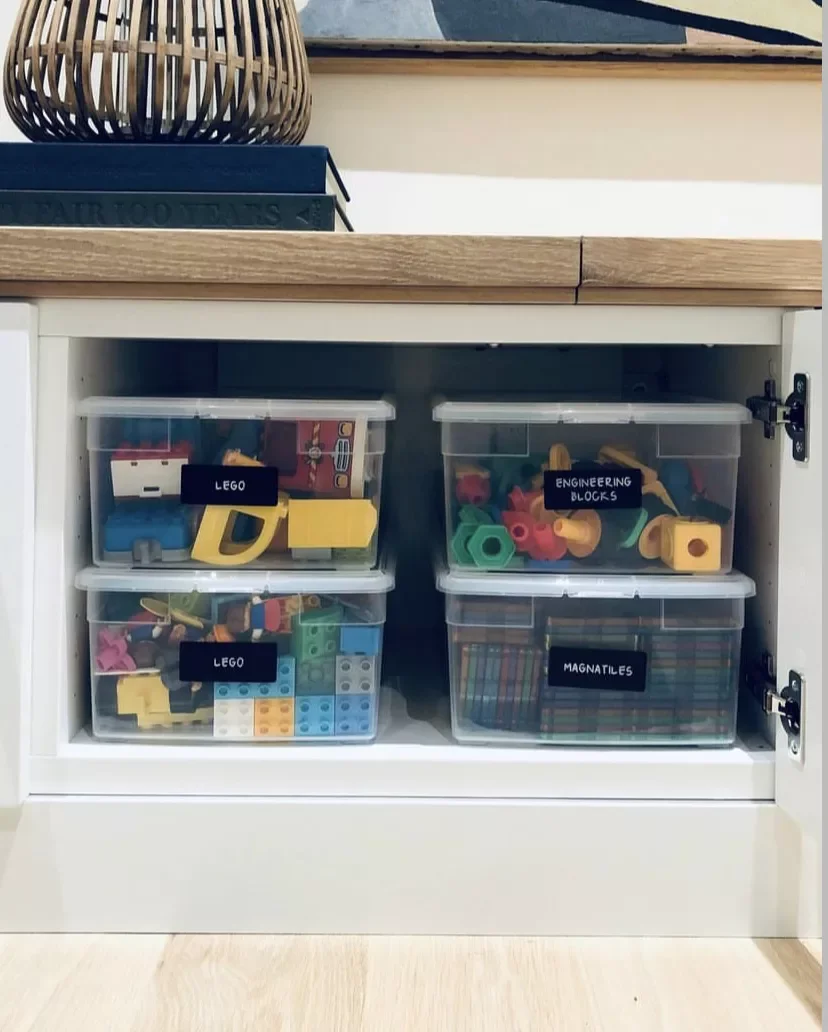 Clear Bins for Toys That Get a Lot of Use