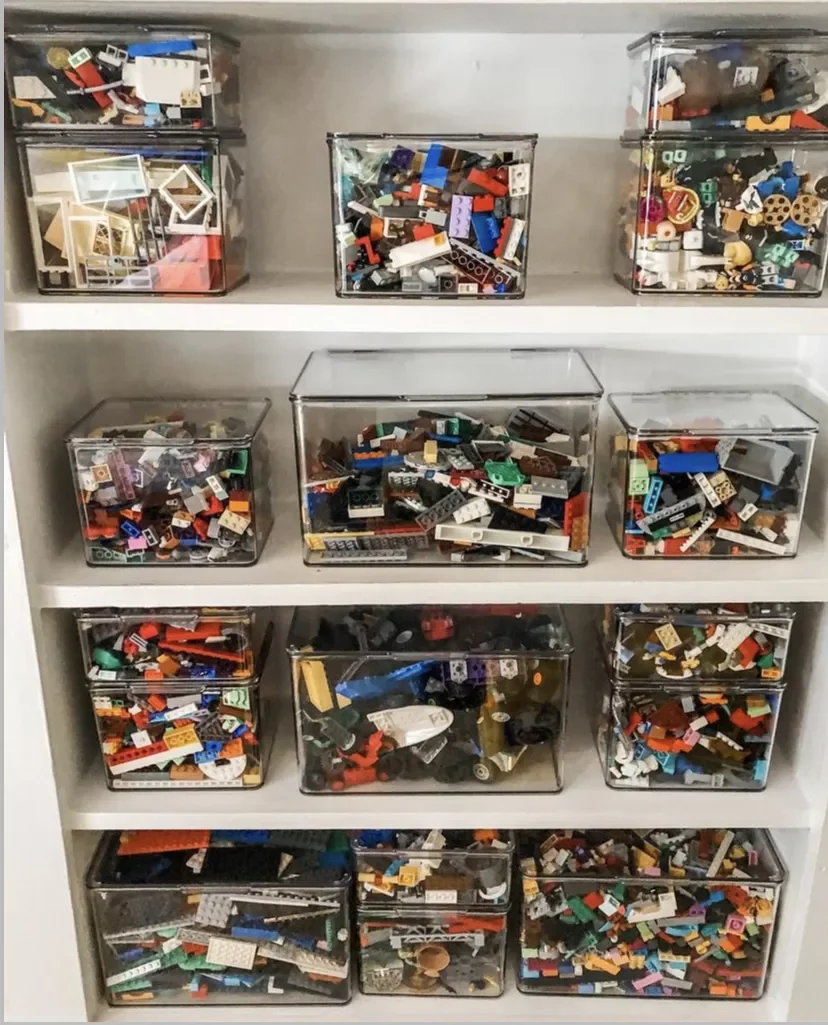 Clear Lego Storage