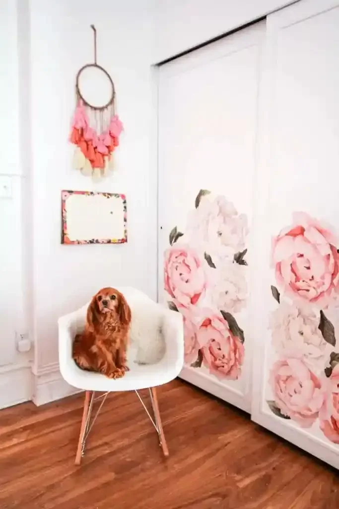 26 Creative DIY Closet Door Makeovers That Transform Your Space 18 Closet Door With Decals