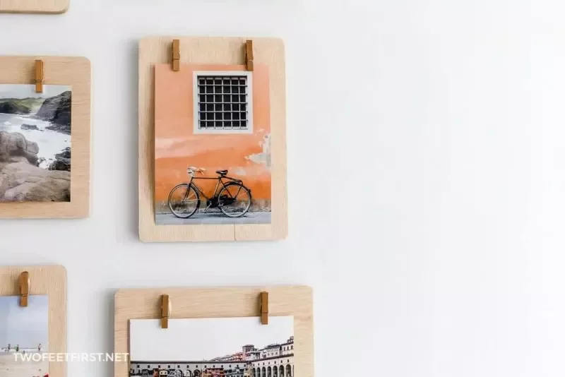 20 Creative DIY Picture Frame Projects to Transform Your Home 1 Clothespin Frames
