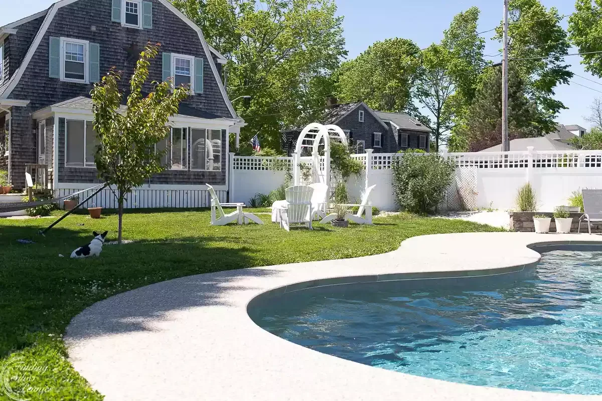 75 Stunning Backyard Pool Ideas That Will Transform Your Outdoor Space 48 Coastal Backyard Pool Area