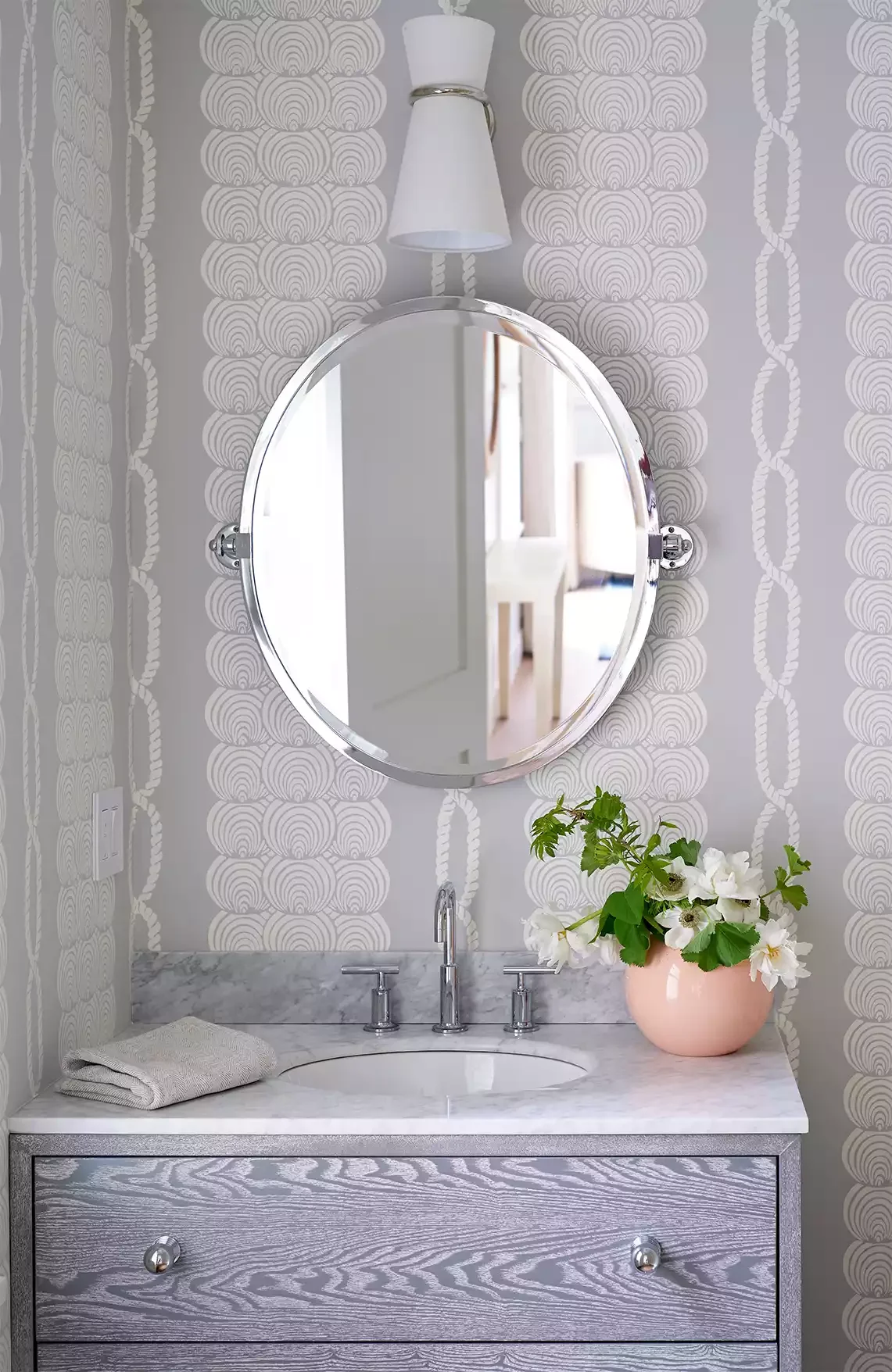 39 Stunning Bathroom Wallpaper Ideas That Will Transform Your Space 10 Coastal Bathroom Wallpaper