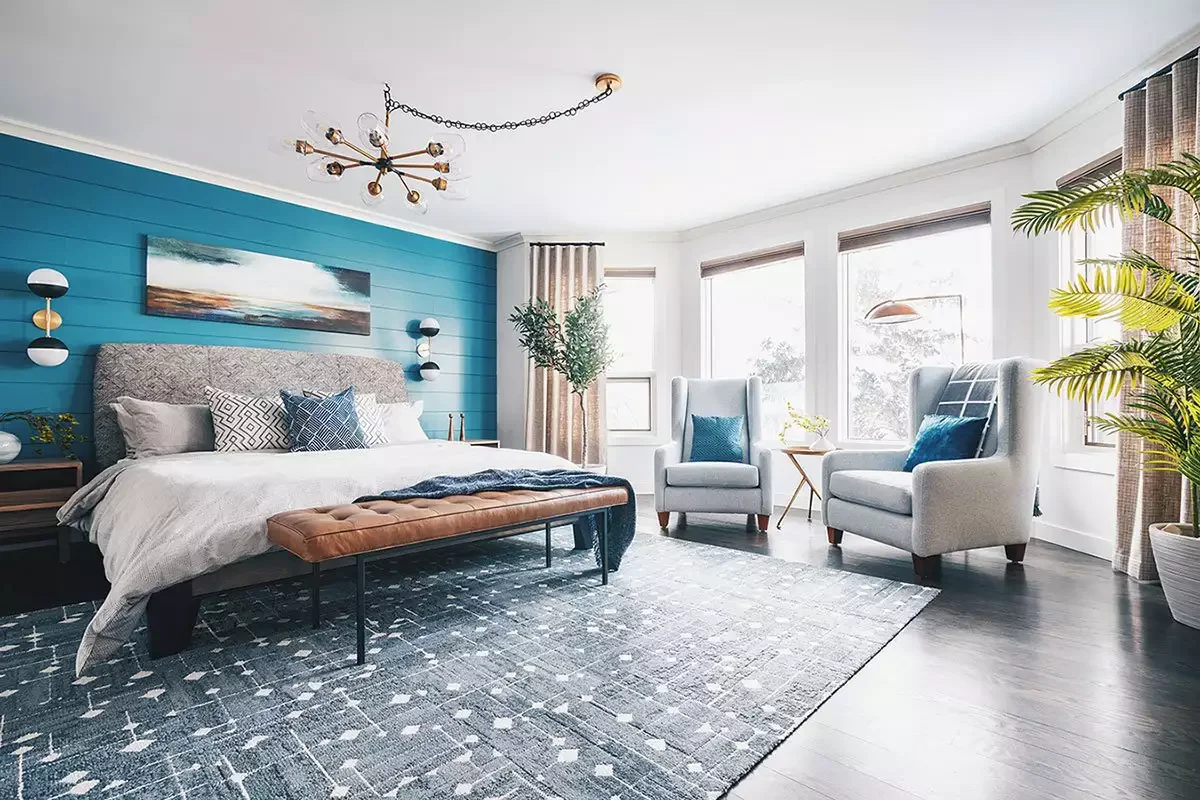 27 Stunning Midcentury Modern Bedroom Ideas That Will Transform Your Space 22 Coastal Midcentury Modern